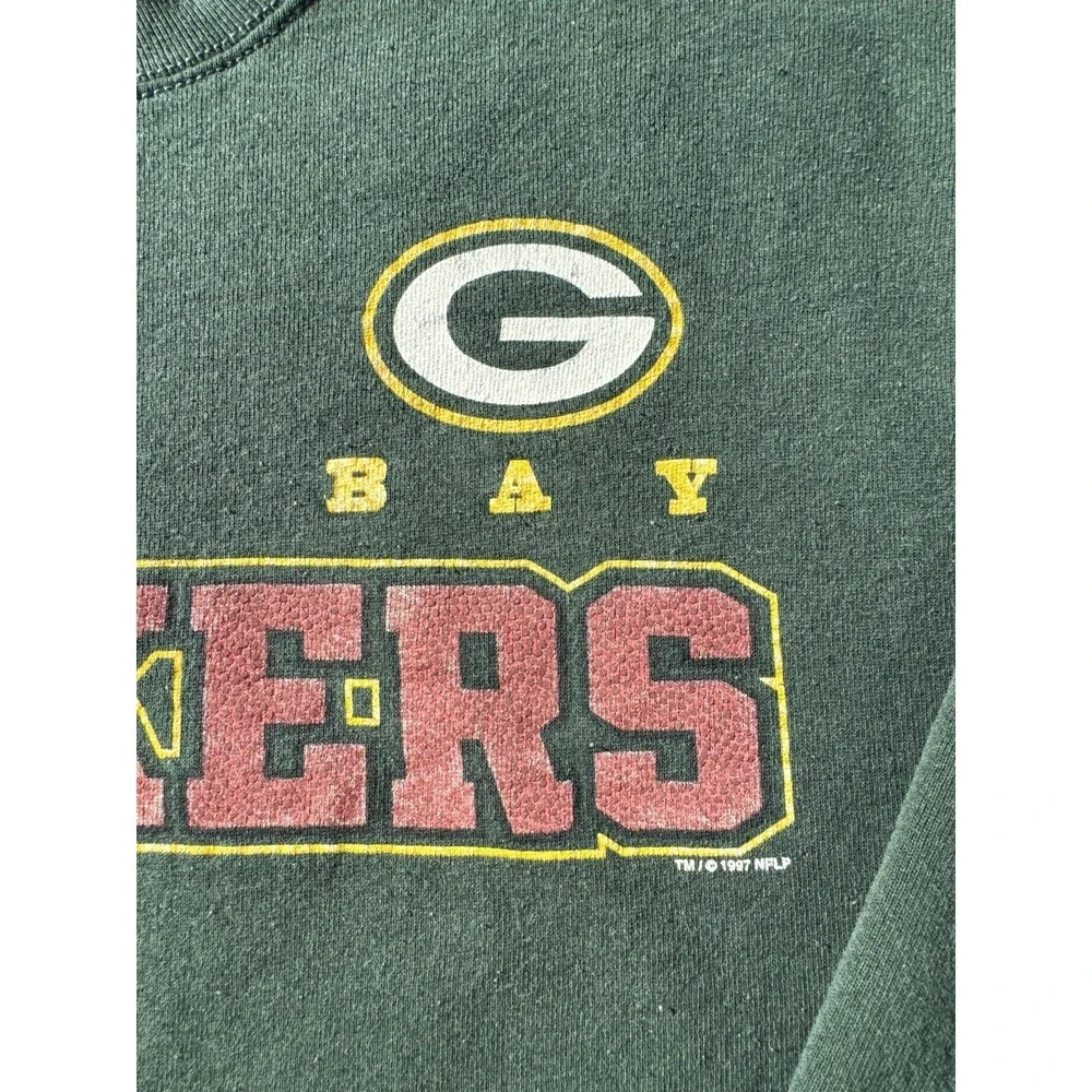 Vintage 90s Green Bay Packers NFL Crewneck Sweatshirt XL Made USA